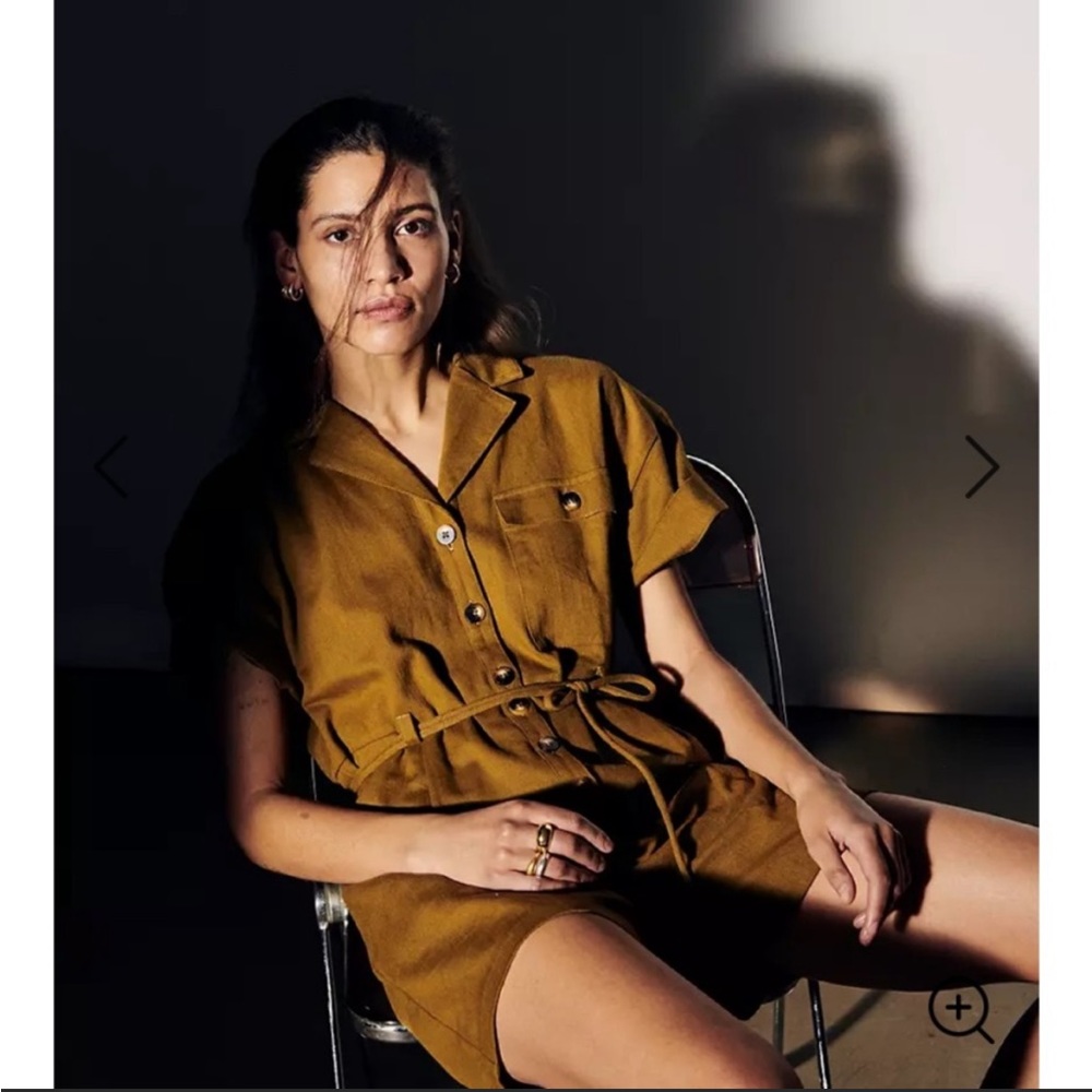 Madewell Belted Safari Romper